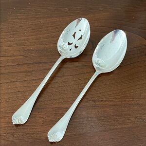 Vintage Elegant Serving Spoon Set